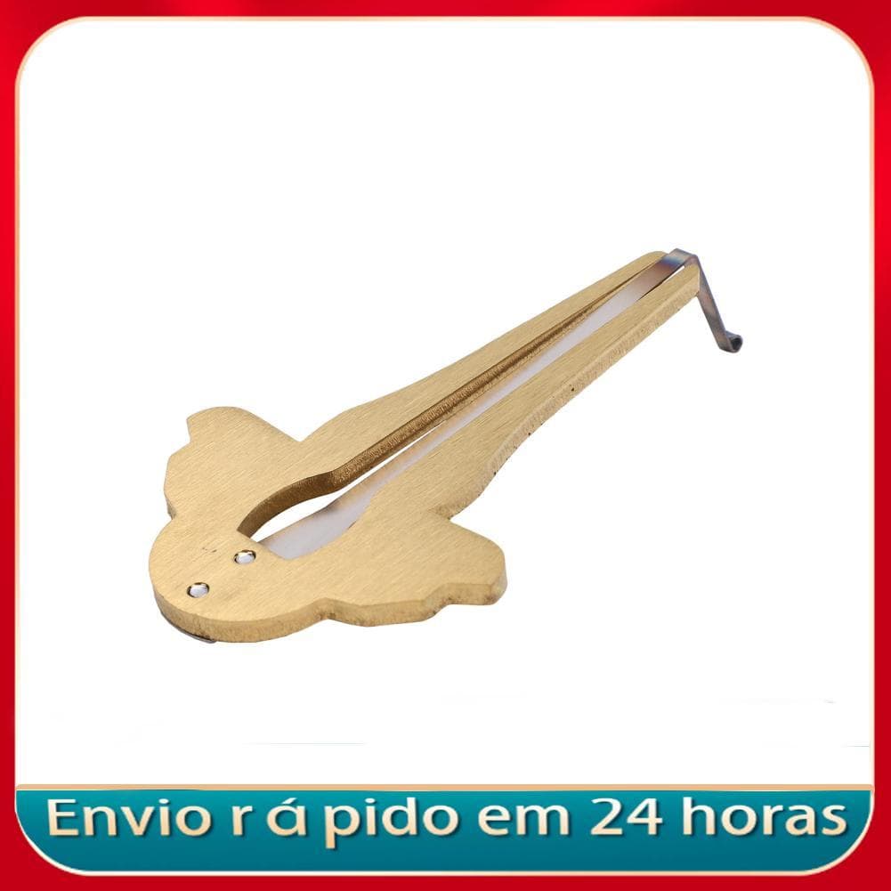 Fesjoy Harpa étnica russa com som claro e leve, instrumento de viagem para crianças e adultos, artesanato em metal