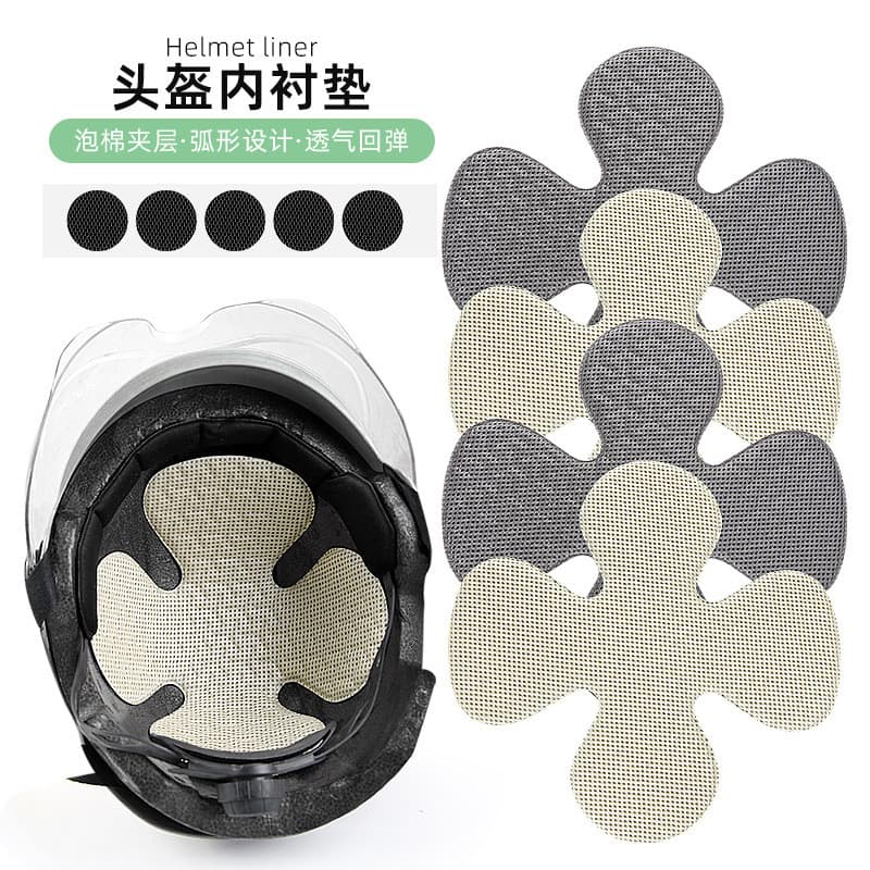 Forro interno do capacete da motocicleta Bio-Base almofada capacete boné acessórios internos almofada interna Universal