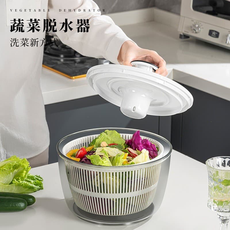 Desidratador de frutas e vegetais de grande capacidade do tipo prensa, utensílio de cozinha para saladas de frutas e veg
