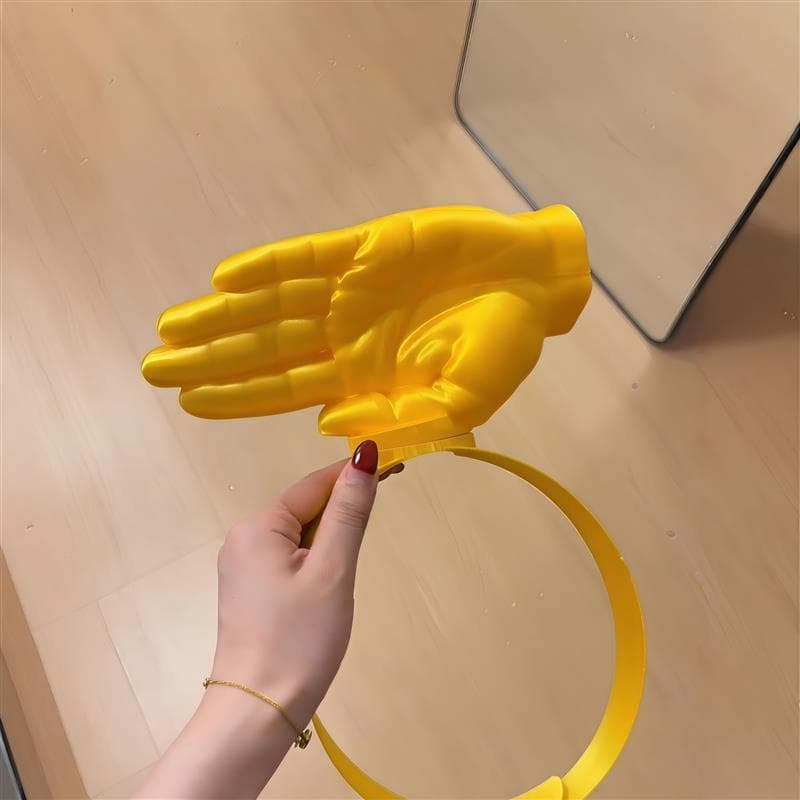 Chapéu de sol de palma criativo engraçado chapéu de verão enviar amigos protetor solar ao ar livre fabricante de fotos