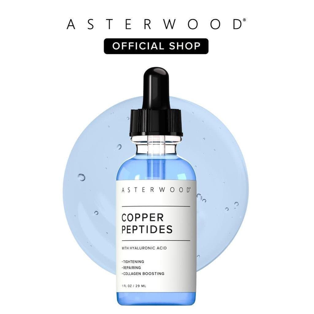 O sérum de peptídeos de cobre GHK é utilizado para firmar e reparar a do rosto, promovendo a produção de colágeno a