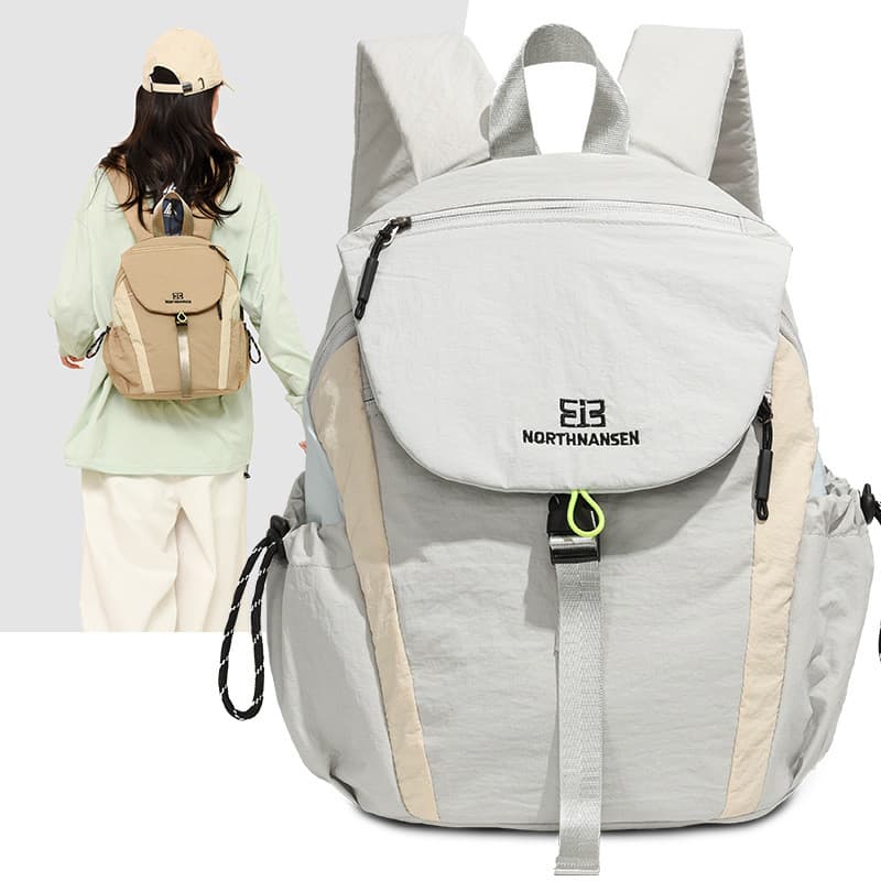 Nova mochila simples de grande capacidade para casais, moderna e elegante para viagens e caminhadas ao ar livre, mochila