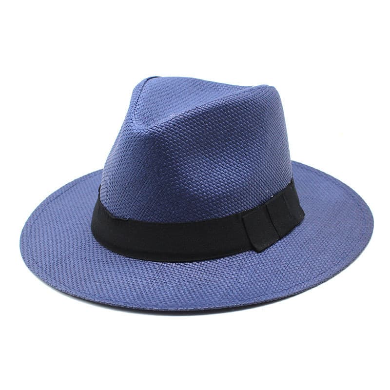 Chapéu Fedora Panamá Chapéus De Sol De Verão Para Mulheres E Homens De Palha De Praia Boné De Proteção UV