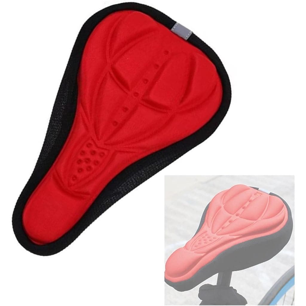 Assento de Bicicleta para Crianças, Almofada de Selim para Meninos e Meninas, Capa de Selim Infantil, Selim Acolchoado c
