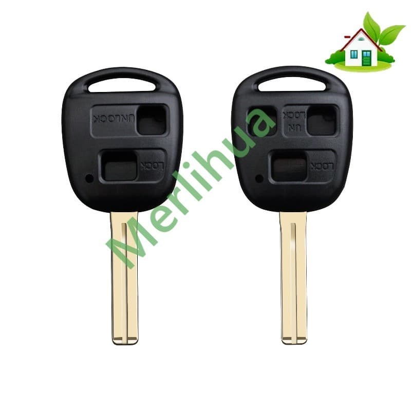 Para Lexus Toyota Camry Land Cruiser Integrado Controle Remoto Chave Escudo Placa Reta Substituição