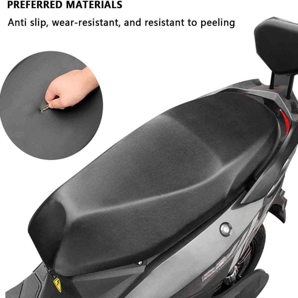 Capa De Selim Para Motocicleta E Scooter-Almofada Antiderrapante Resistente Ao Calor Uso Confortável Em Climas Quentes