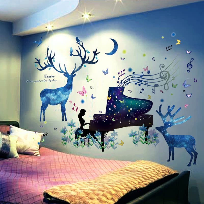 Nordic ins adesivos de parede adesivos quarto TV fundo decorações 3D tridimensional papel de parede auto-adesivo