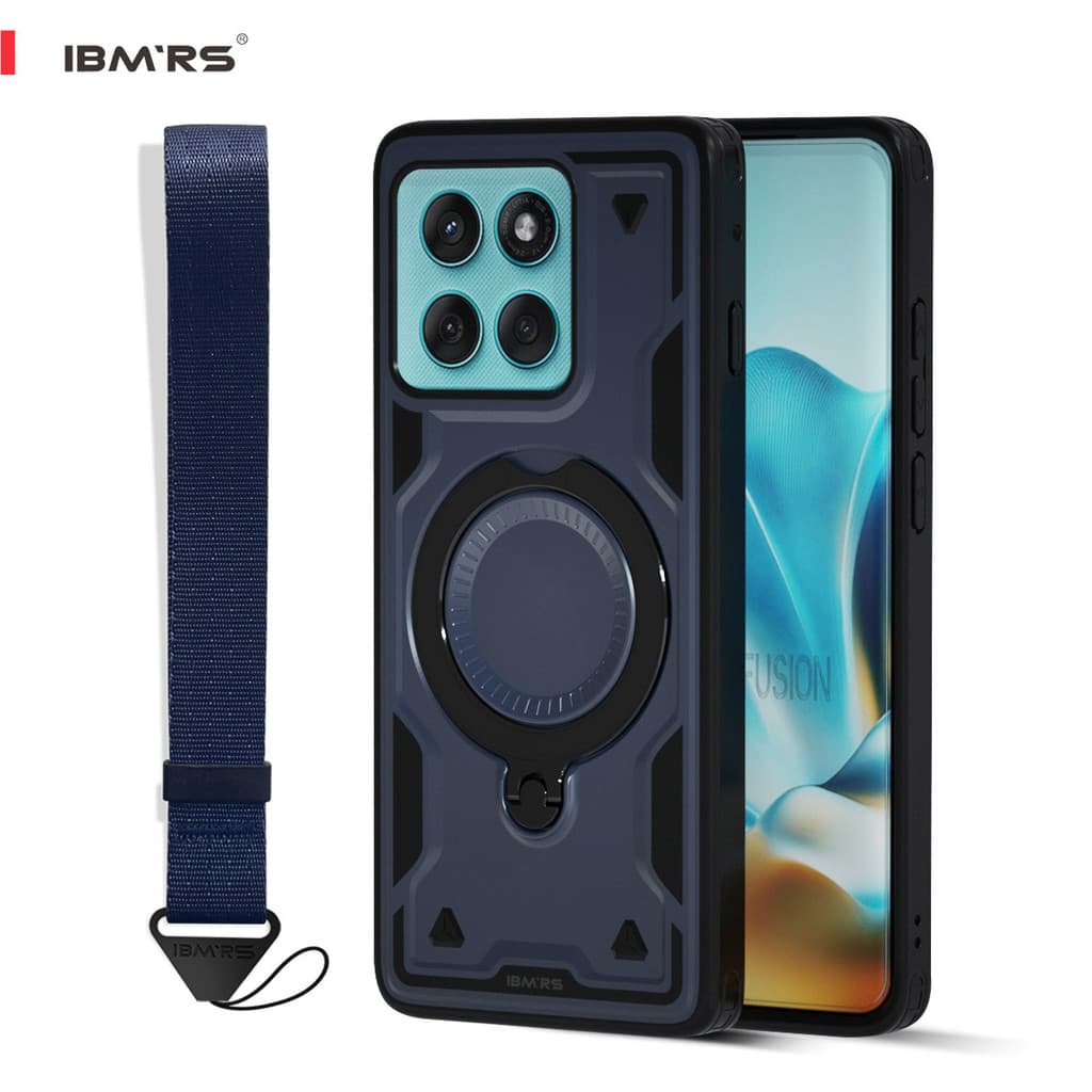 Capa Magnética Para Motorola Moto G Stylus (2026) À Prova De Choque Com Suporte E Alça De Pulso , Proteção Híbrida Antia