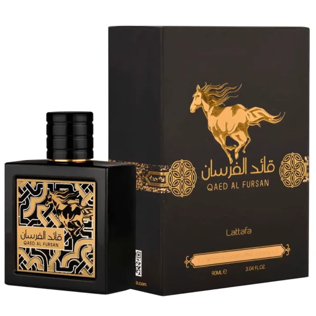 Lattafa Qaed Al Fursan - Oriental, Frutado, Fresco, Madeira de Âmbar - Eau de Parfum Fragrância de Longa Duração Unissex