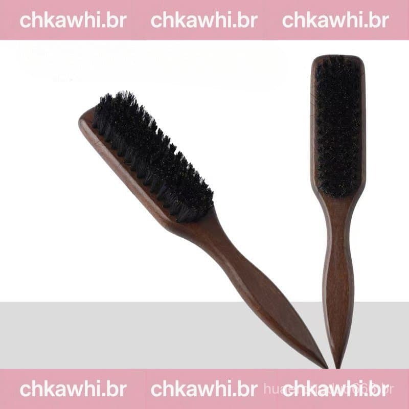Escova De Cabelo Com Cerdas De Javali NEOLDEN , Lisa Para Penteado De Barbeiro , Controle De Borda