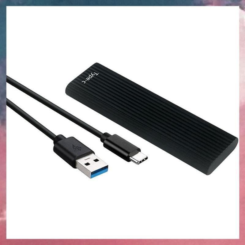 (Rjqx) M . 2 NGFF SSD Gabinete Para USB3.1 Tipo-C 5Gbps Caixa De Disco Rígido Externo Protocolo SATA 2230 2242 2260 2280