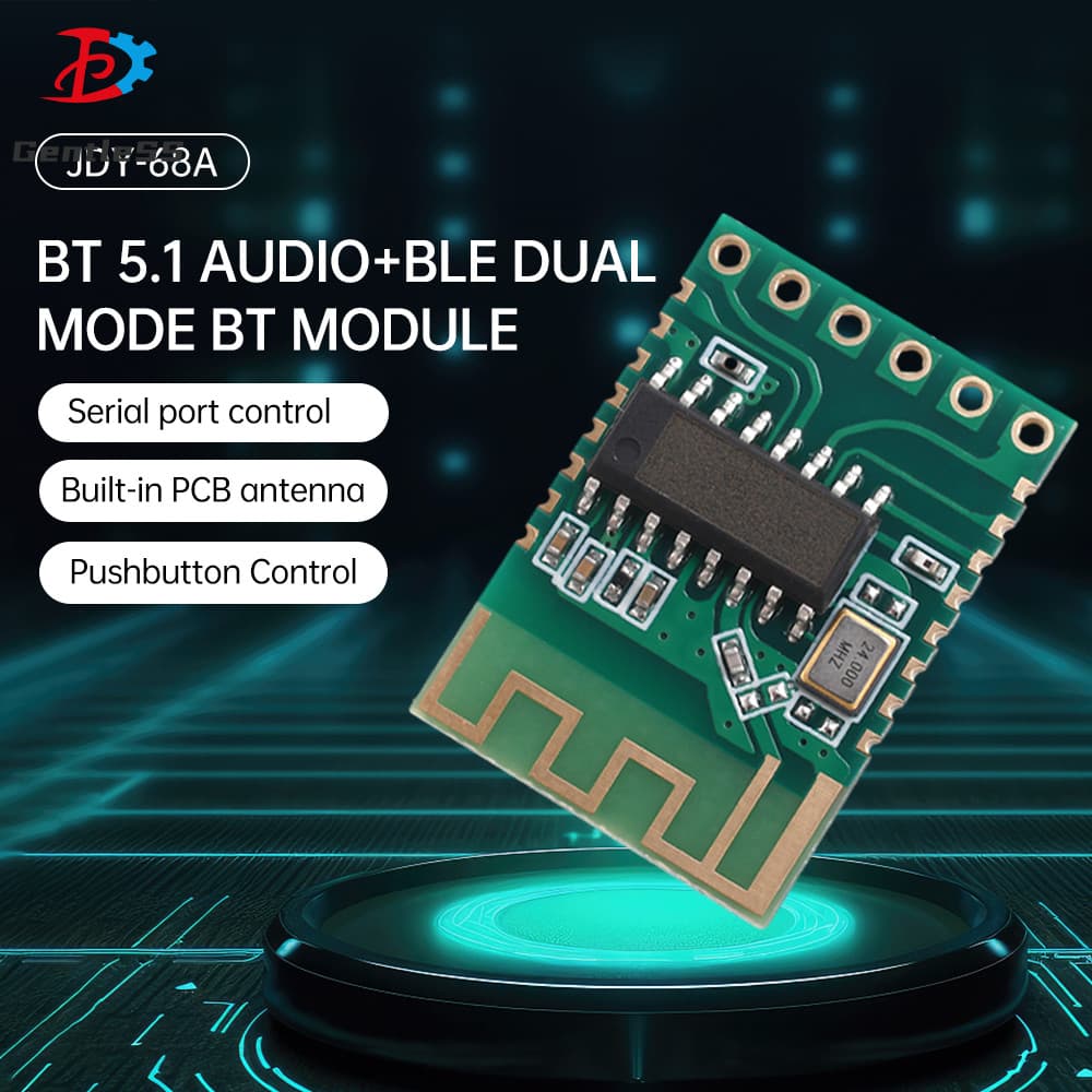 Módulo BT De Modo Duplo JDY-68A 5.1 De Áudio + BLE