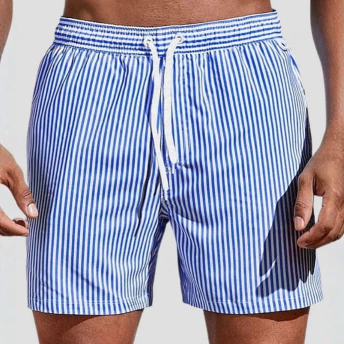 26 Shorts casuais masculinos europeus americanos com estampa Digital 3D Shorts listrados masculinos ebay