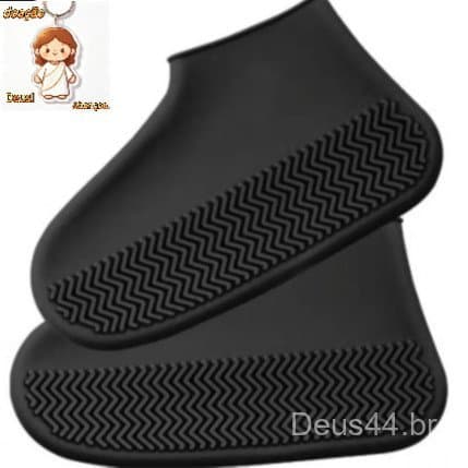Protetor De Sapato Calçado Silicone Capa Impermeável Para Sapato Tênis Antiderrapante Reutilizável