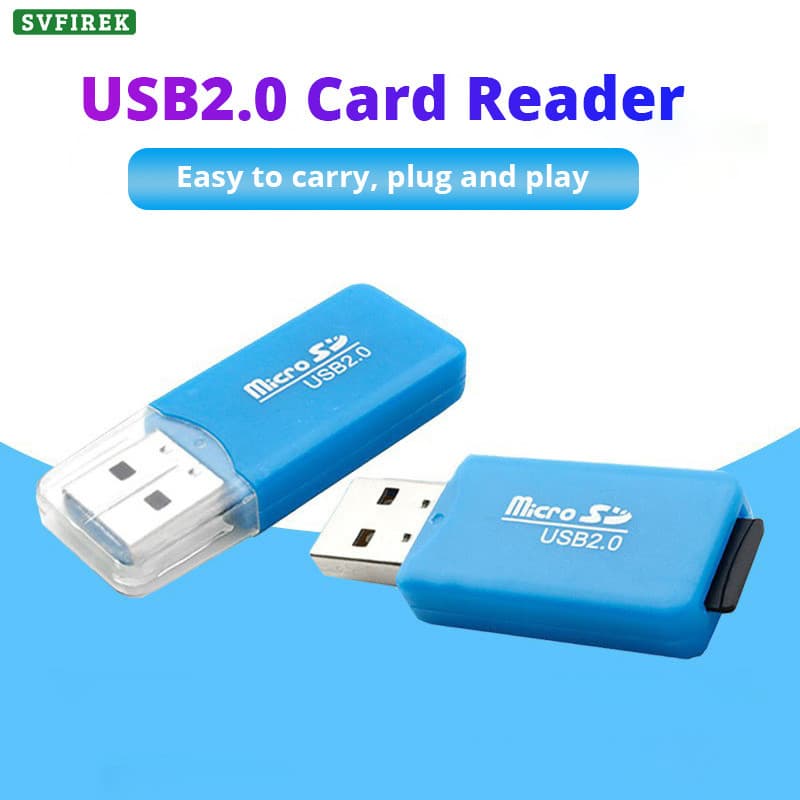 TF Micro Leitor De Cartão USB2.0 Flash De Memória Mini Adaptador De Plástico Portátil Para Acessórios De Laptop