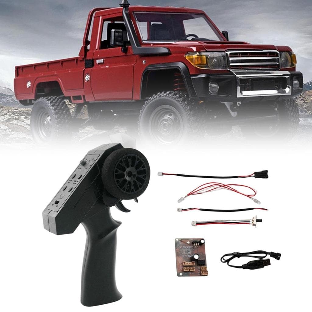 [hellery] Kit De Peças Do Transmissor De Controle Remoto Resistente Com Cabo De Carregamento DIY Modificar Sobressalente