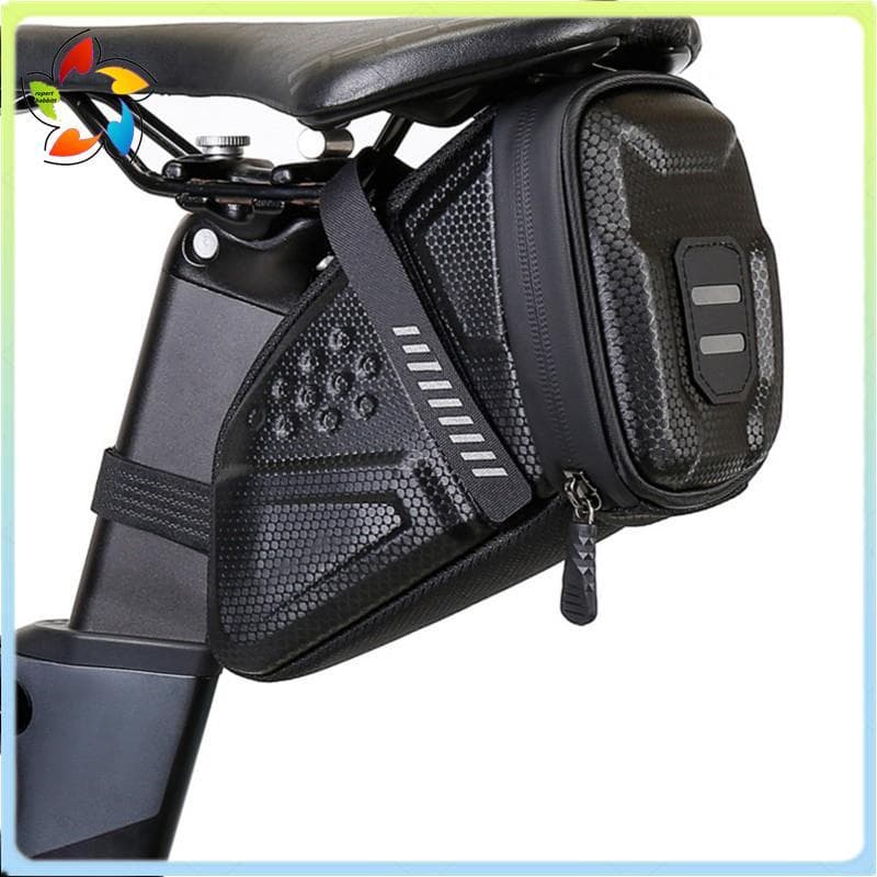 Bolsa De Equipamento De Ciclismo-EVA Hard Shell Bike Saddle Bag-Armazenamento Traseiro Para Bicicletas De Montanha E Est