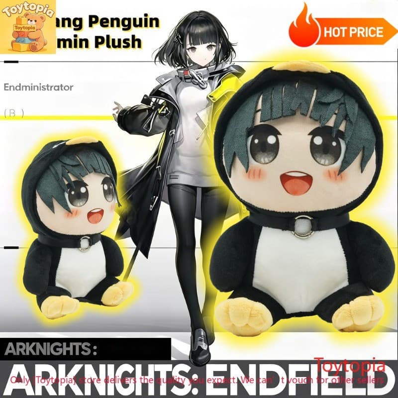 Arknights : Endfield Boneca De Pelúcia Kawaii Pinguim Endmin Brinquedo Presentes De Aniversário Das Crianças Brinquedos