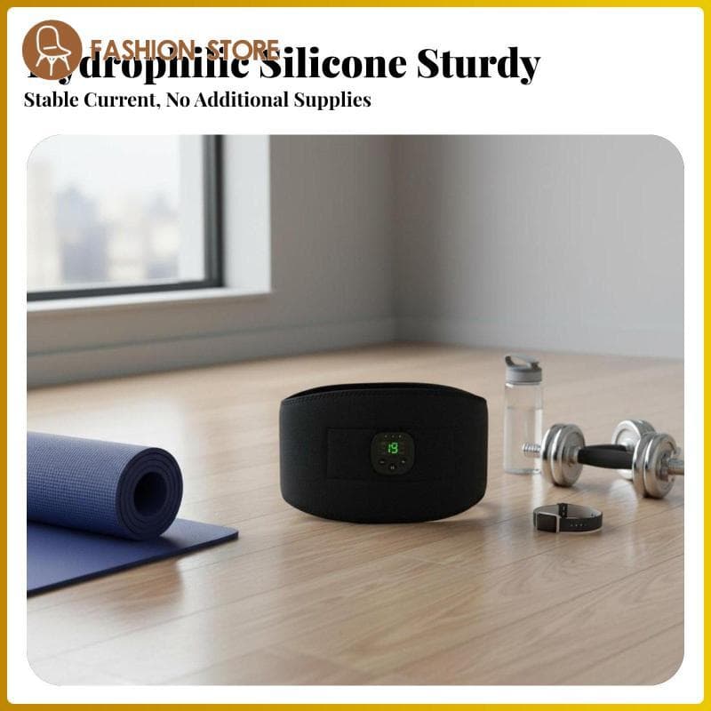 [Wishshopeelq] Cinto EMS , Material Condutor De Silicone Abdominal Inteligente , Equipamento De Fitness Interno