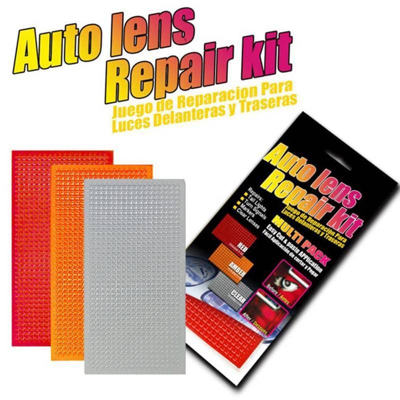 kit De Reparo De Luz Traseira De Lente Automática , 3 Peças , Faça Você Mesmo , Vidro Grade De Carro Quebrado