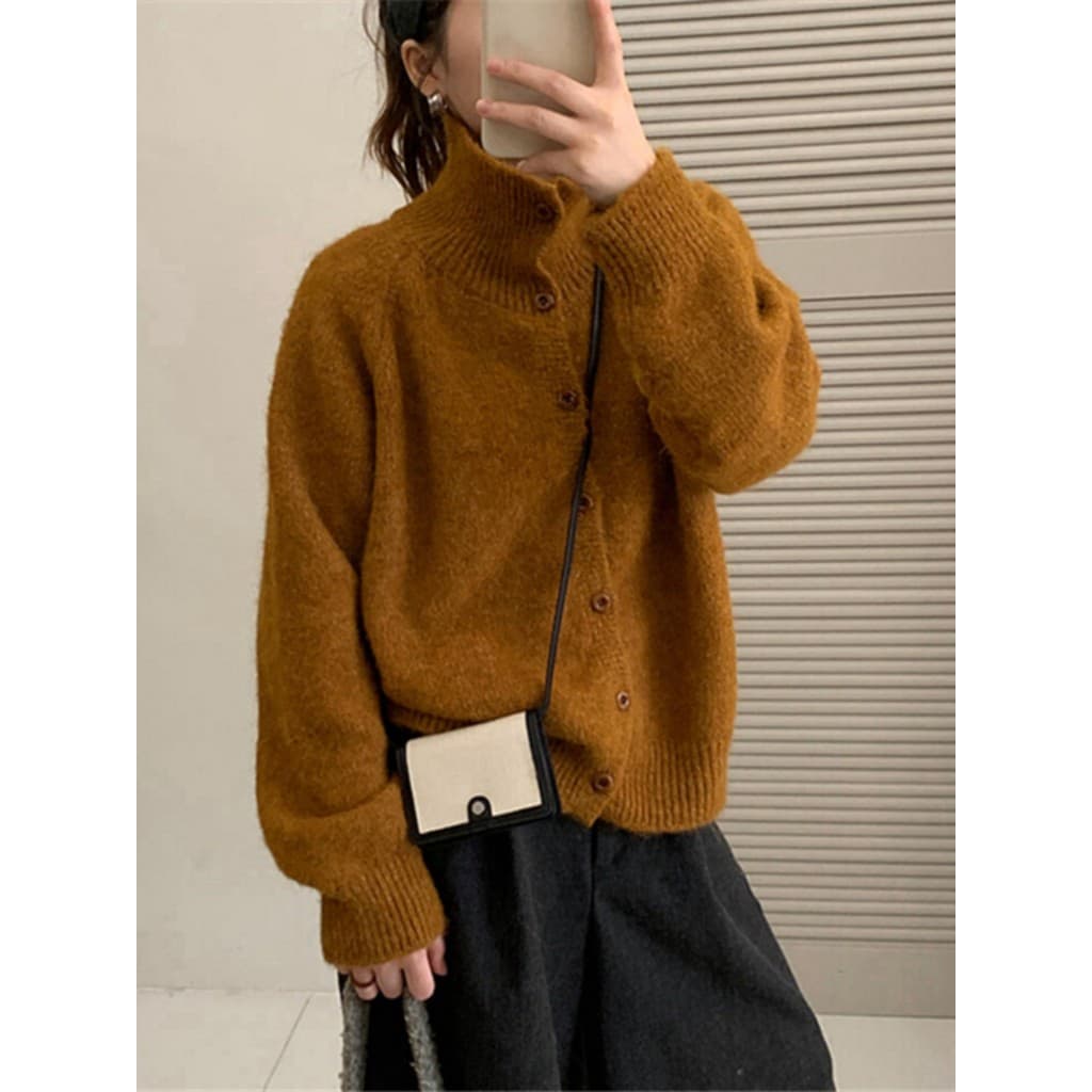 Outono Design feminino malha Cardigan camisola feminina 2026 novo estilo primavera outono jaqueta de venda quente moda t