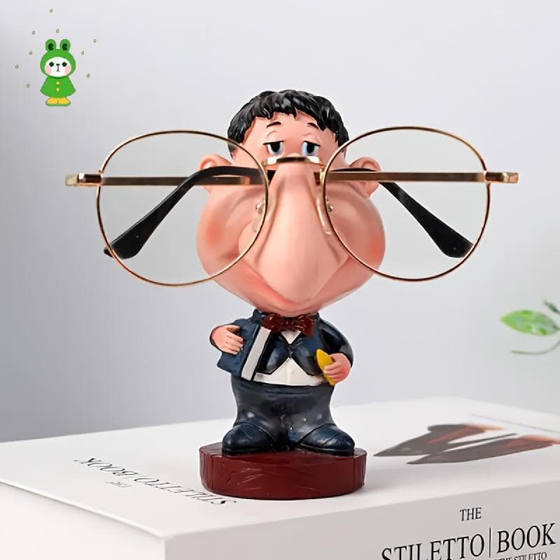 Suporte De Óculos Masculino De Nariz Grande De Desenho Animado , Decoração De Exibição De Resina Para Janela De Loja , C