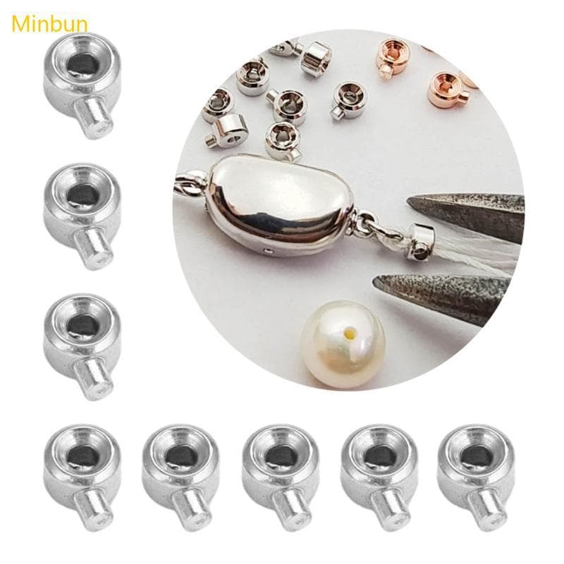 Minbun 20 Peças Conveniente Grânulo Posicionamento Fechos Rolha Espaçador Friso Contas Jóias Acessórios Para Artes