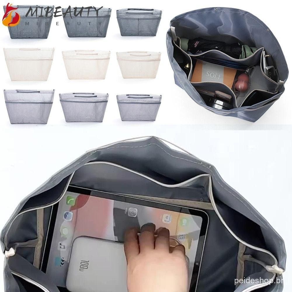 Bolsa Interna De Malha MIBEAUTY , De Inserção De Capacidade Lager De Nylon Forro Anti-Colapso Para Expandir Espaço
