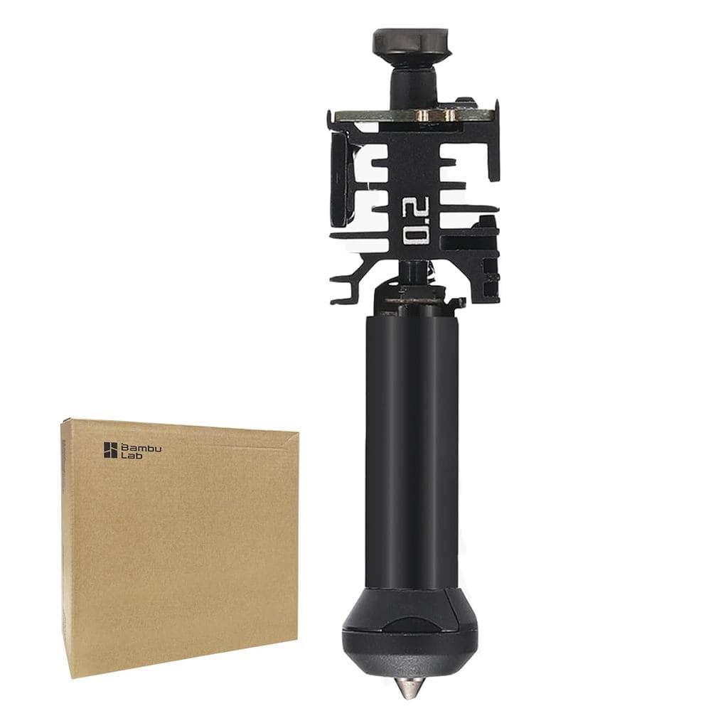 Hotend de Indução H2C Original (Direito) para o Sistema Bambu Lab H2C/H2C Vortek, Bico de Aço Endurecido de 0,2mm para H