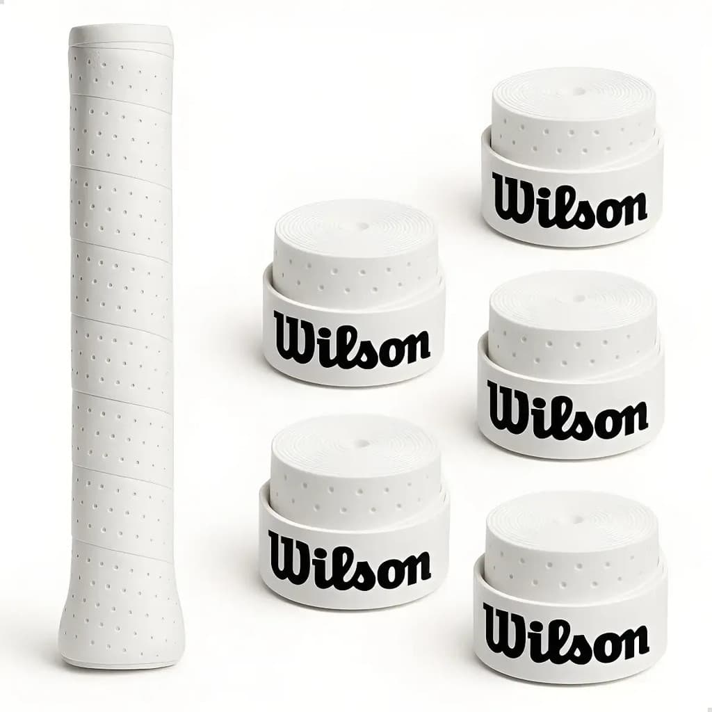 Kit 5 Overgrip Furado Wilson Para Raquete Beach Tennis