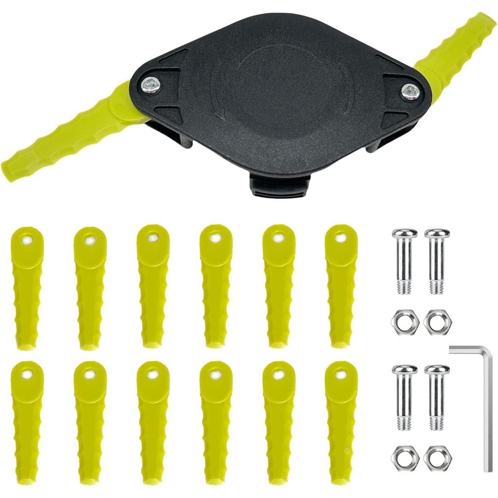 Cabeça de aparador com lâminas de policarbonato ACFHRL2 compatível com aparadores Ryobi 18V, 24V e 40V RY40210, RY40210A