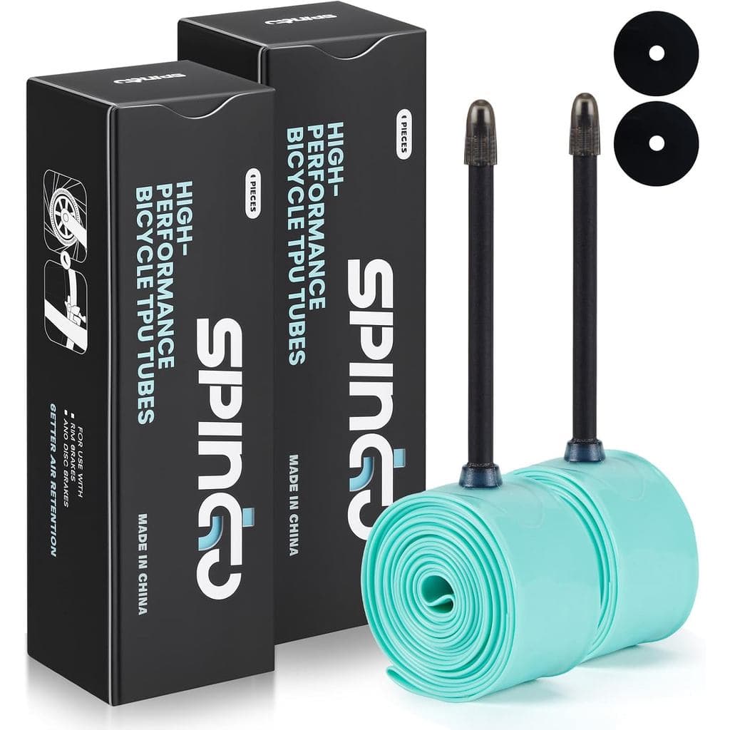 Câmara de Ar TPU 700C x 23C-32C, Pacote com 2, com Válvulas Presta de 48mm/60mm/80mm ‌ Câmaras de Ar Ultralight TPU 700C
