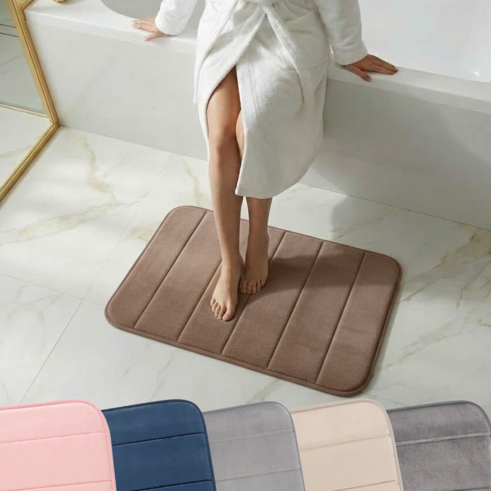 Almofada de espuma absorvente 38x58cm macio antiderrapante toque confortável várias cores
