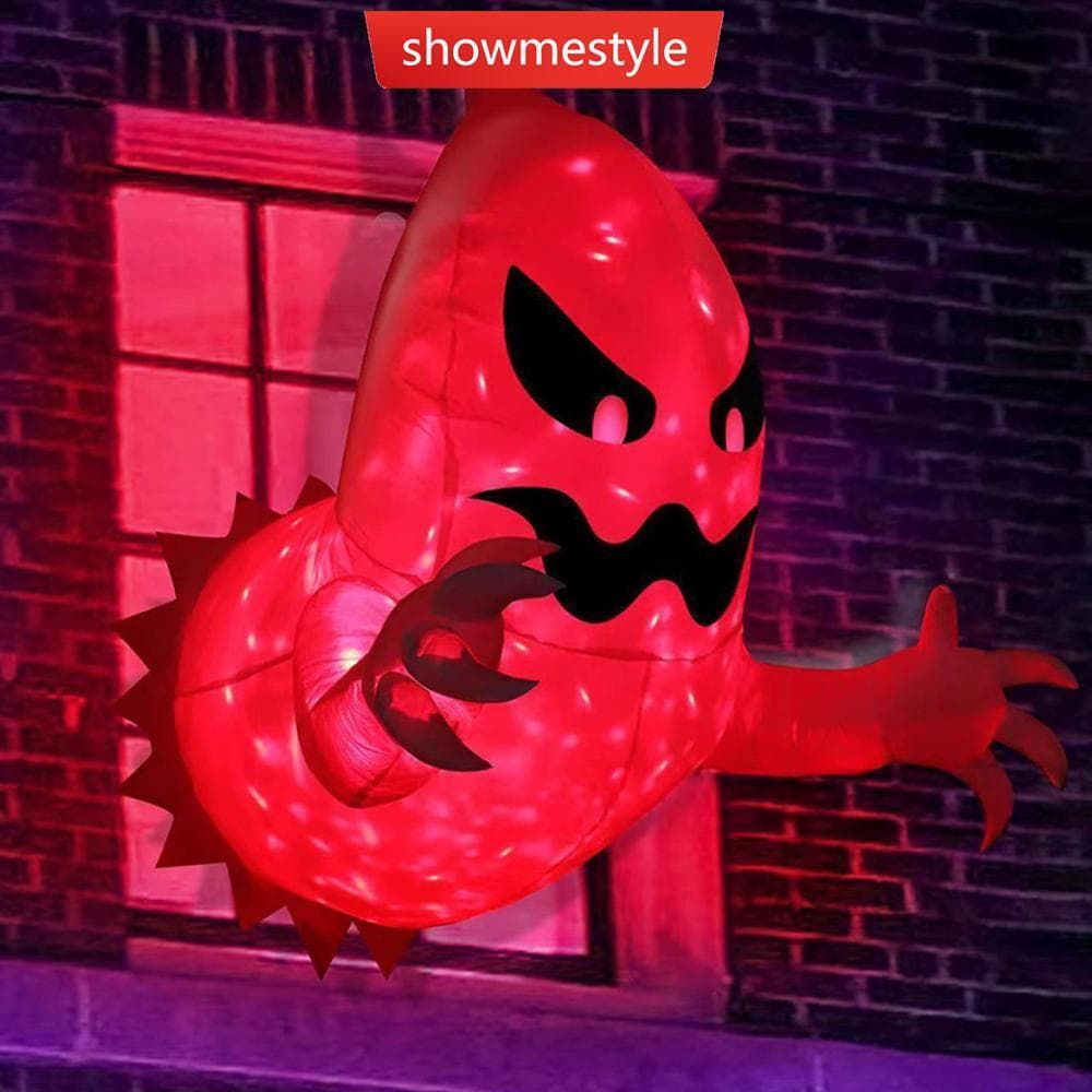 SMS 1/1.2m Engraçado USB Halloween Decoração Inflável Auto-Fantasma & Abóbora Airblown Para Quintal Ao Ar Livre De Festa