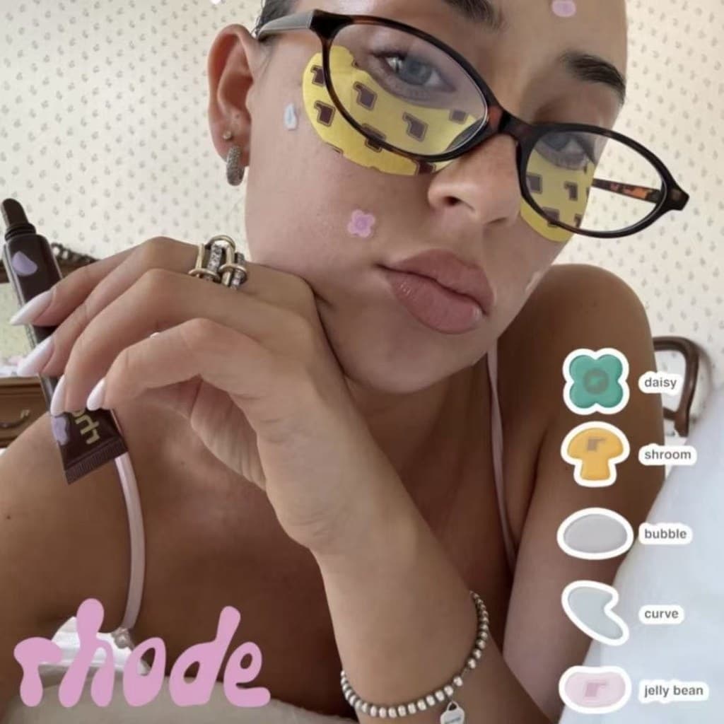 Rhode eye Patch Hailey Bieber Hailey Bieber máscara de olho Seis pares20260811PPP