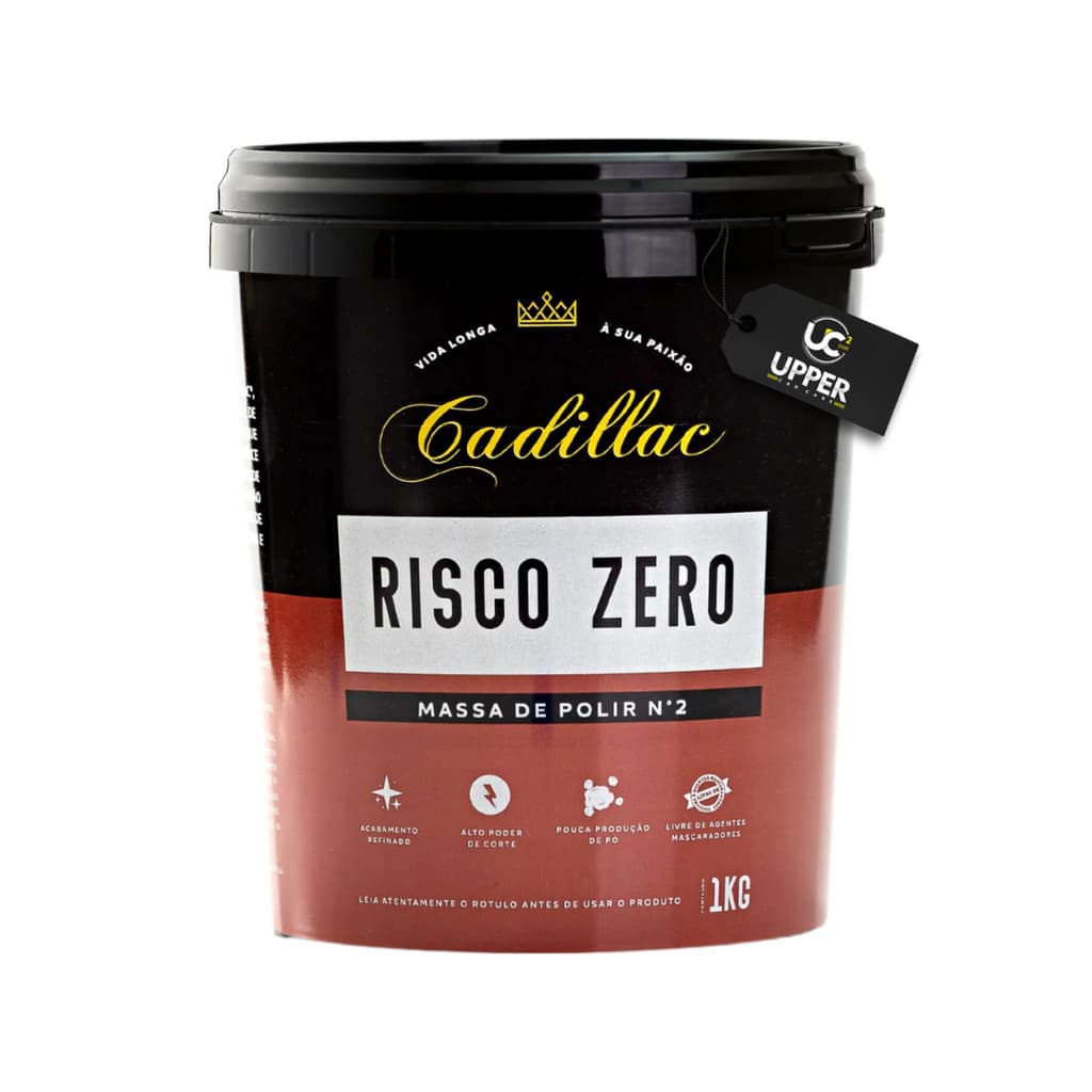MASSA DE POLIR N2 RISCO ZERO 1KG - CADILLAC