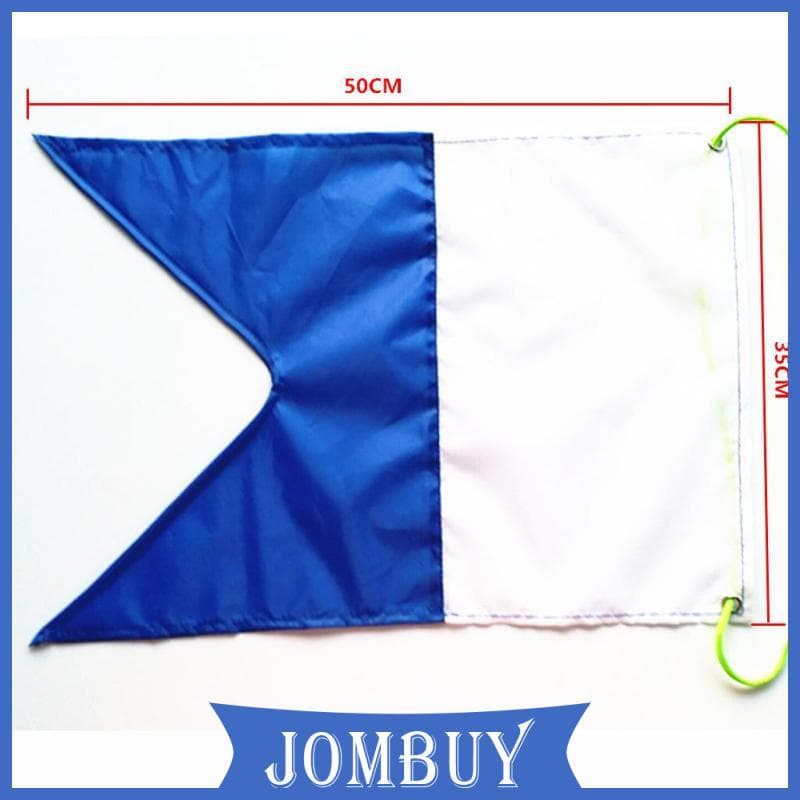 [Jombuy] Bandeira Alfa Com Ilhós De Metal 20 X 14 (50 X