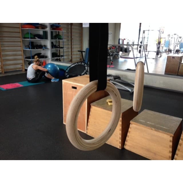 Bétula de madeira ajustável ginásio casa ginástica anel Pull-Up de cabeça para baixo equipamento de Fitness