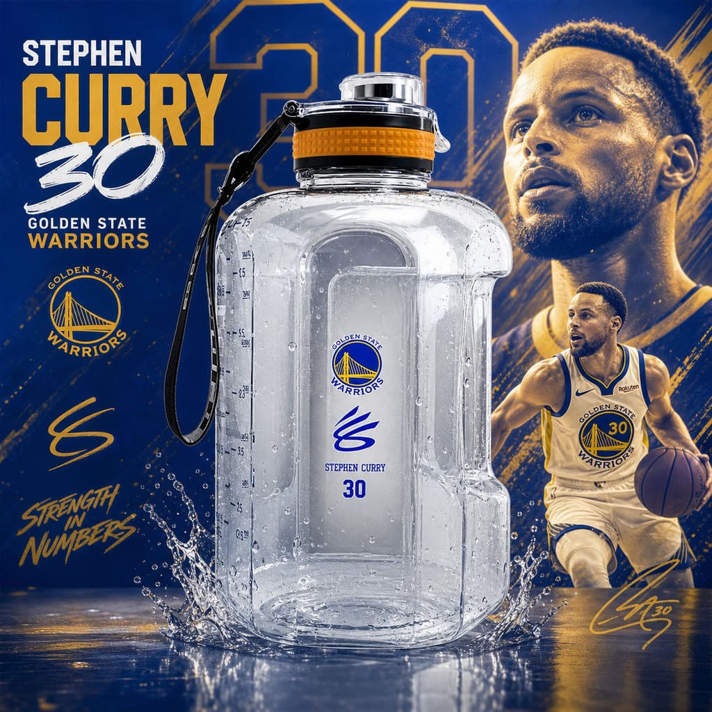 Cesta de basquete garrafa de água Kobe Ton barril portátil Curry guerreiros masculino Irving James Fitness grande capaci
