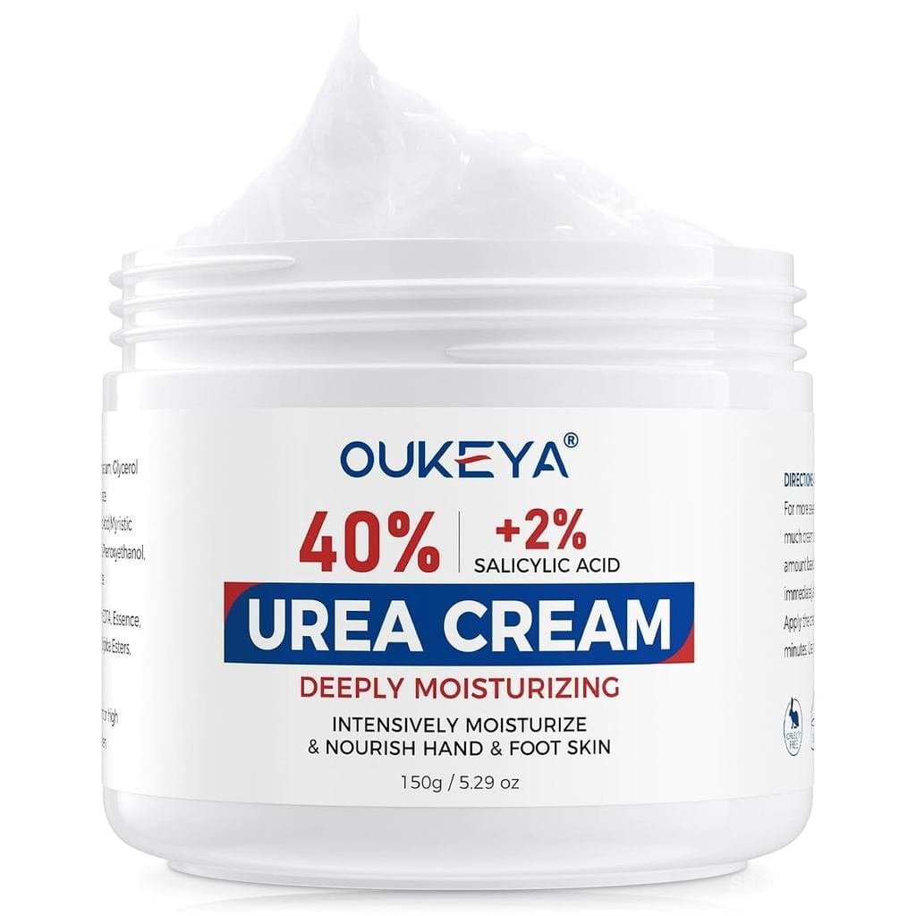 OUKEYAUreaFoot40%com2%ÁcidoSalicílico,5.29Oz | Para Pés Secos e Rachados, Removedor de Calos nos Calcanhares, Hidratante