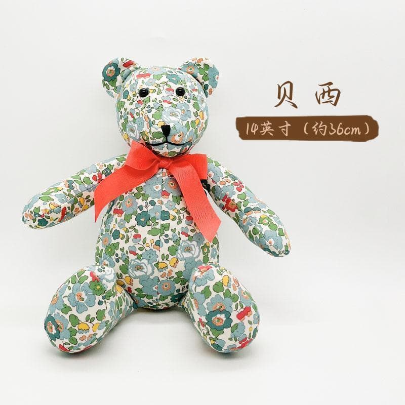 Inglês Grin e urso urso urso de pelúcia sorriso brinquedo de pelúcia boneca presente de aniversário