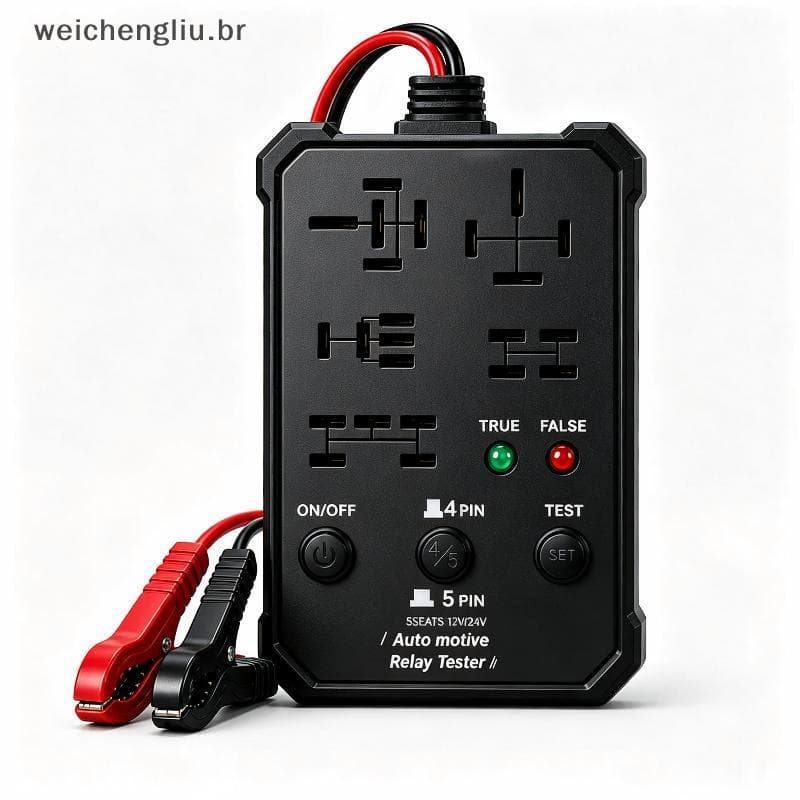 # weicheng Testador De Relé Automotivo Tensão Inspetor De Bateria Automotiva Indicador LED Universal 12V Teste Eletrônic