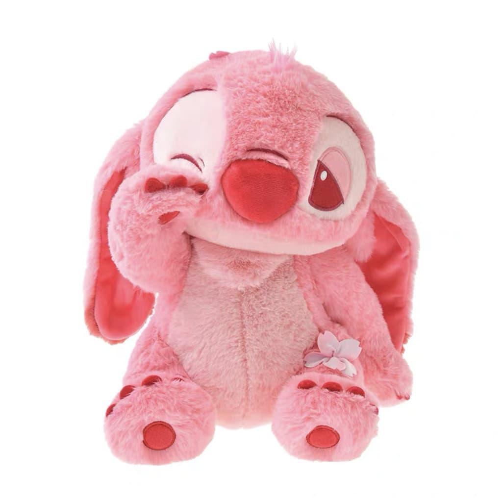 30cm 2024 Nova Edição Limitada Disney Stitch Sakura Brinquedo de Pelúcia Rosa Anime Fofo 3VFJ