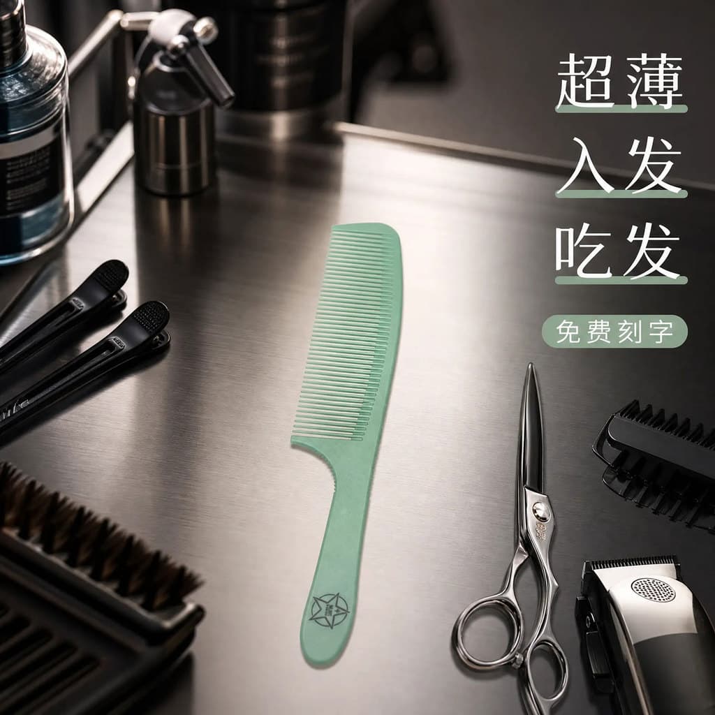 Marshall GETAYS profissional pente de corte de cabelo plano salão de beleza dedicado pente de corte de cabelo Ultra-fino