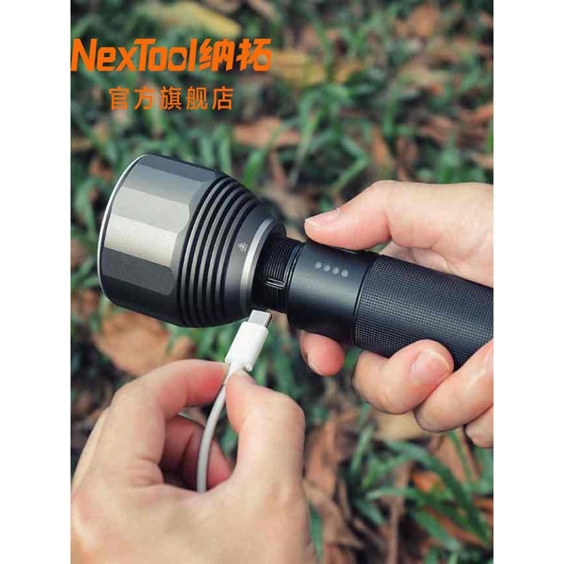 Nextool nextool lanterna de luz forte alto lúmen ao ar livre Super brilhante recarregável longa vida útil da bateria lan