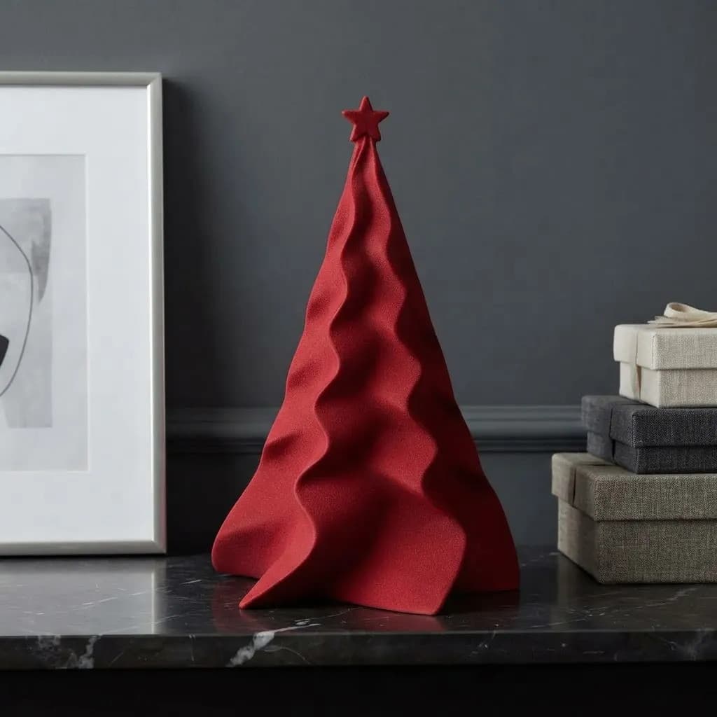 Decoração Modelo Arvore Natal Pequena Bancada Mesa Enfeite