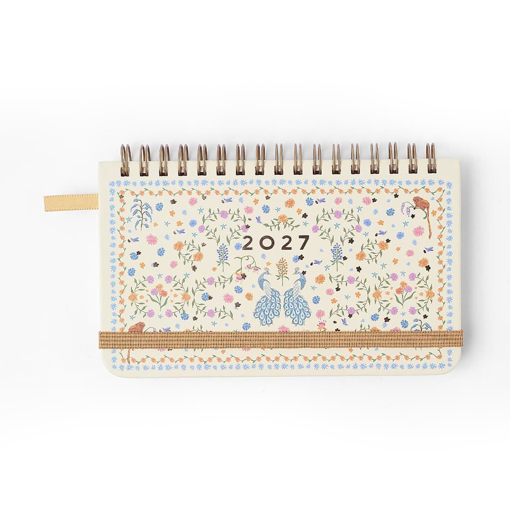 AGENDA PLANNER WIRE-O 2027 RELICARIO SEMANAL OFFICE 15,5X9 REALEZA OFF WHITE