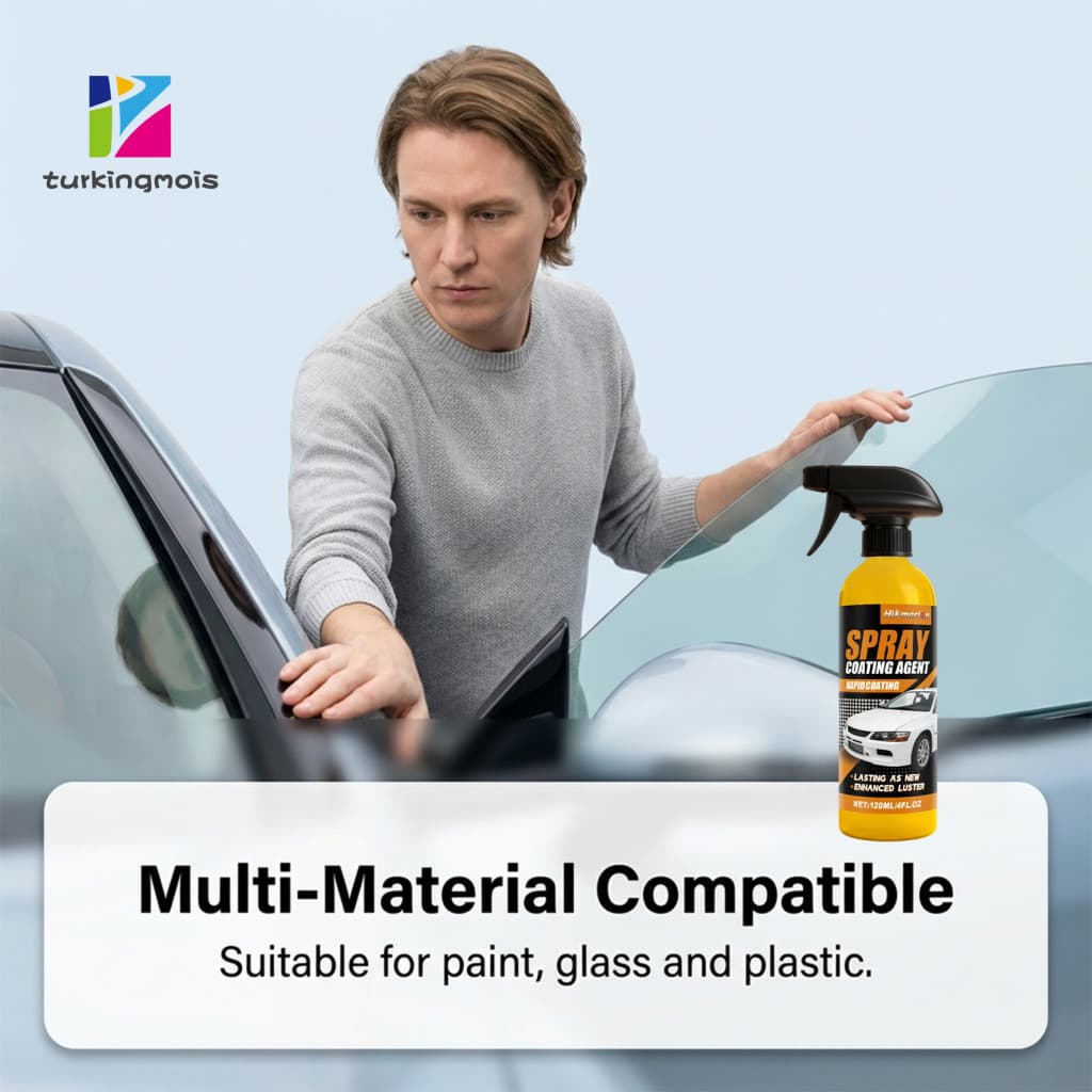 Car Paint Protection Spray Long-lasting Ceramic Coating 120ml Nano Sealant Waterproof Shine Restorer for Types for Auto