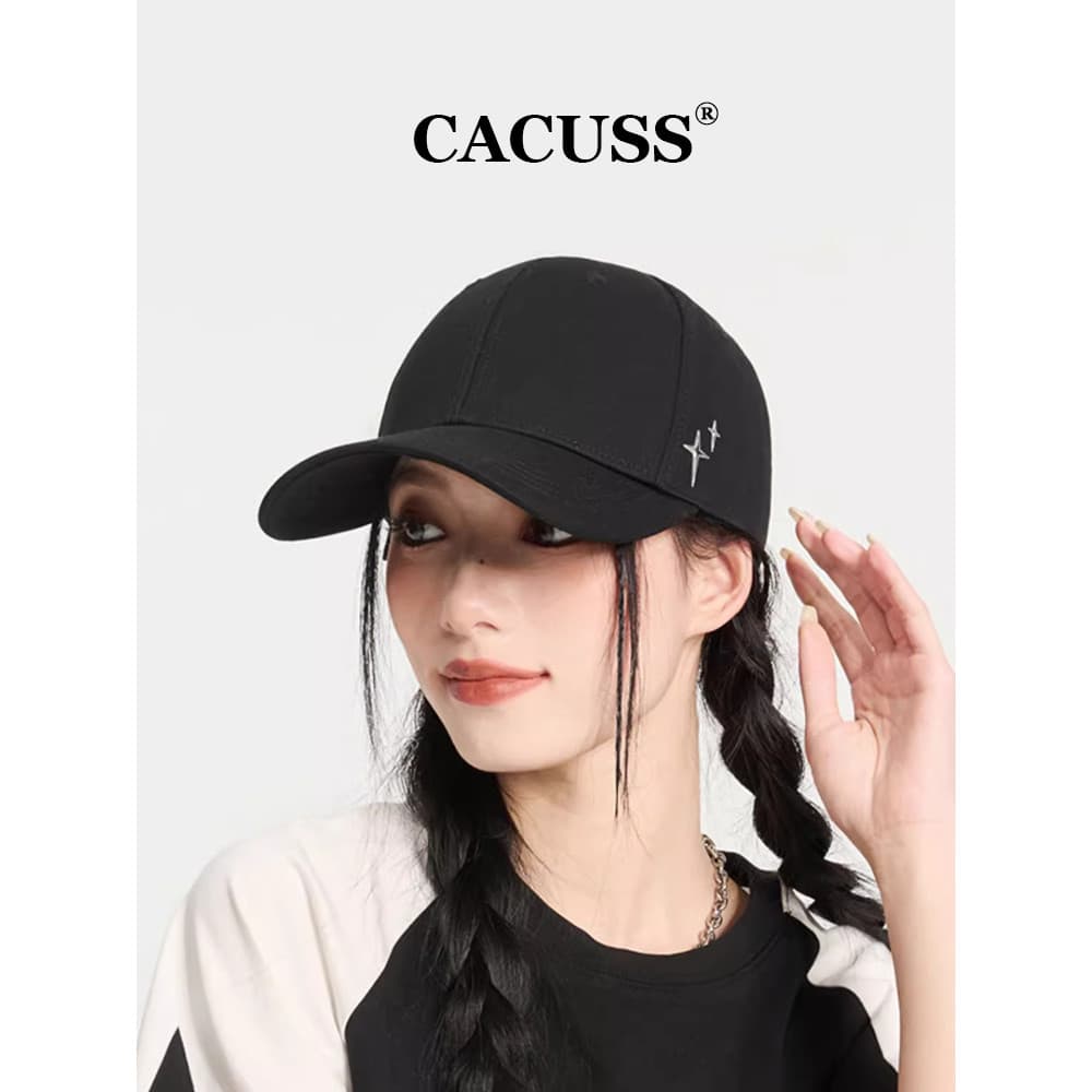 CACUSS Chapéu Feminino Primavera Novo Estilo Grande Circunferência da Cabeça Boné de Beisebol Hard Top Cap Homens Ao Ar
