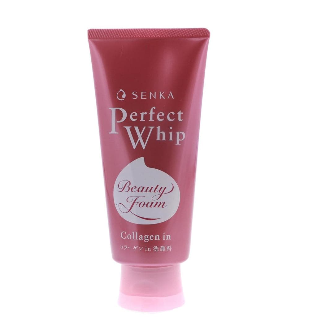Especialista em Limpeza Facial Senka Perfect Whip Collagen em Sabonete Facial 4.2oz/120g (Conjunto de 2) 2 unidades